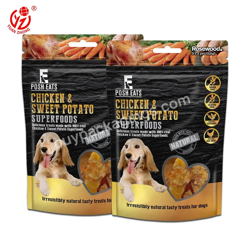 Yuanzhong Supply Custom Print Stand Up Pouch Bag Aluminum Foil Pet Cat Dog Food Packaging Bag - Buy Pet Food Bags,Pet Food Packaging Bags,Aluminium Foil Pet Food Packaging Bag.