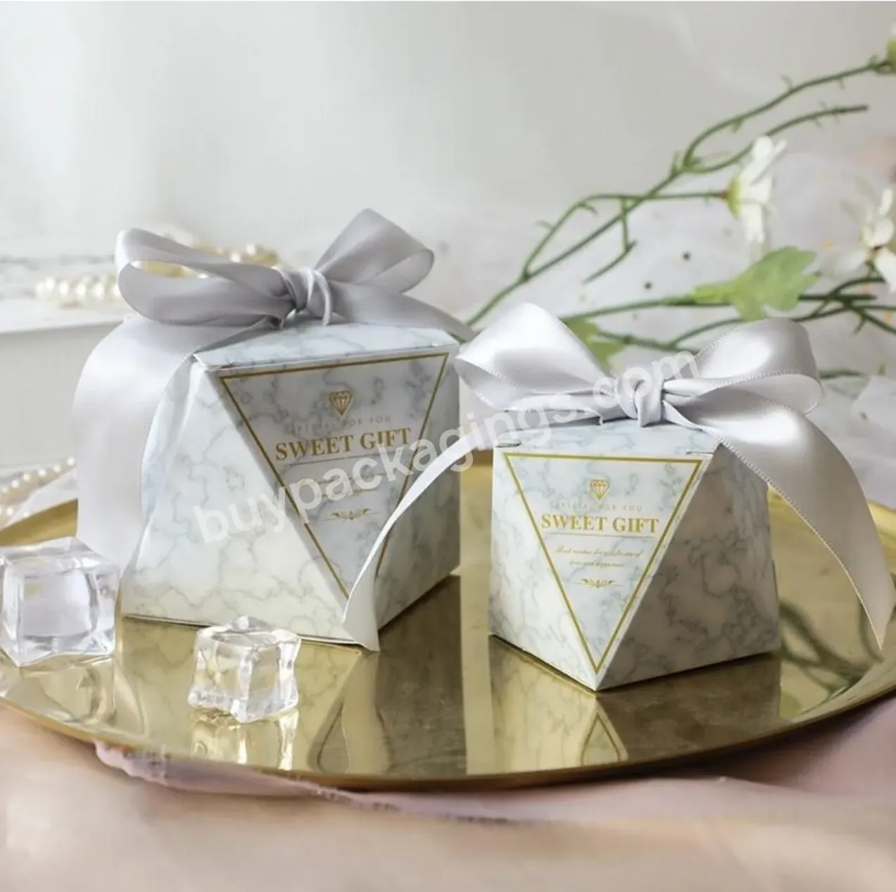 Zeecan Branded Packaging Design Custom Logo Geometry Box Wedding Gifts For Guests Chocolate Box - Buy Geometry Box,Wedding Gifts For Guests,Chocolate Box.
