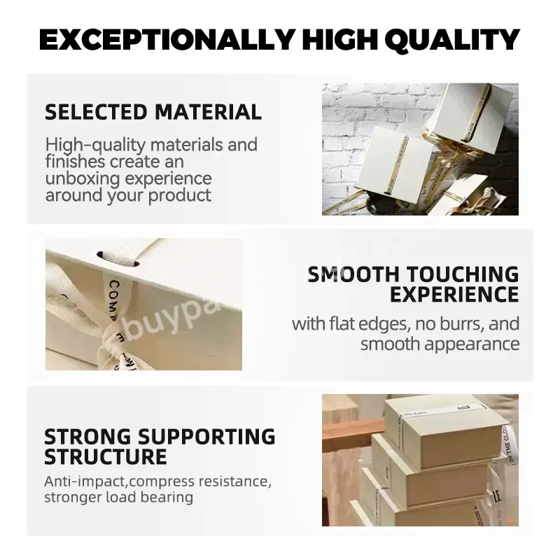 Zeecan Branded Packaging Design Fancy White Letter Shaped Gift Boxes Cardboard Paper Wedding Gift Box Jewellery Packaging