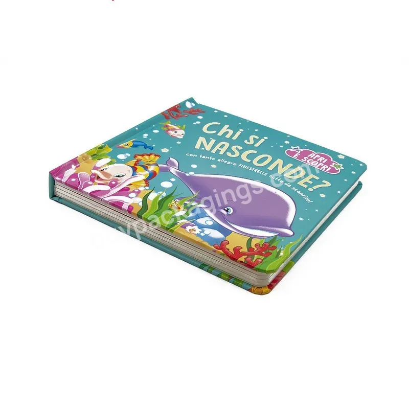 Zeecan Custom Perfect Binding Busy Board Montessori Book Print Children Baby Board Book Toddler Book
