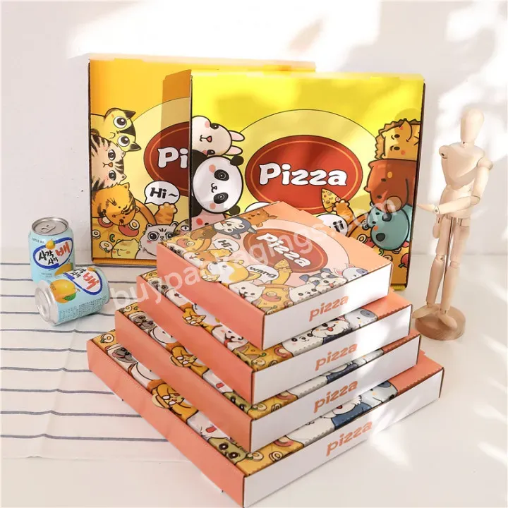 Zeecan Low Moq Eco Friendly Cajas De Pizza Lunch Giveaway Crepes Food Packaging Box - Buy Pizza Box,Food Packaging,Cajas De Pizza 40x40.