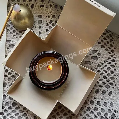 Zeecan Mushroom Candle Packaging Luxury Customized Foldable Kraft Paper Gift Package Box - Buy Candle Packaging Luxury Gift Package Box,Modern Novel Design Gift Box Fold,Mushroom Gift Packaging Paper Box With Customized Logo.