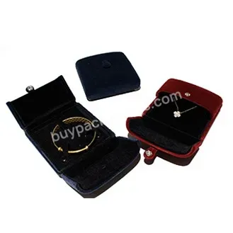 Zeecan Velvet Jewellery Boxes Portable Necklace Ring Jewellery Packaging Box With Logo - Buy Velvet Jewellery Box,Jewelry Box Travel,Jewelry Packaging Box With Logo.