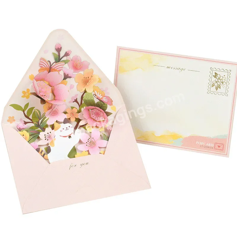 Zeecan Wholesale Printed Colorful Bouquet Wedding Gift Card Thank You Birthdays Folding Greeting Cards For Valentine Day - Buy Pop Up Greeting Card Sunflowers,3d Pop Up Flower Shop Card,Bouquet Pop Up Christmas Card.