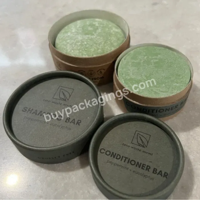 Zero Waste Shampoo Bar Container Sustainable Body Butter Paper Tube Packaging Biodegradable Balm Brown Kraft Paper Box - Buy Brown Kraft Paper Box,Shampoo Bar Container,Zero Waste Packaging.