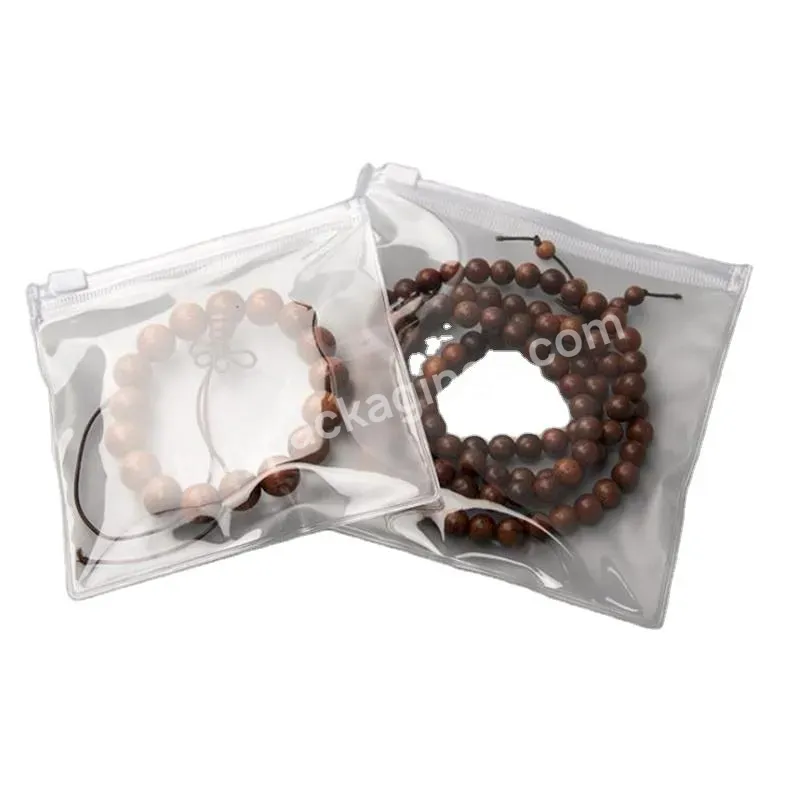 100 Transparent Sealed Plastic Frosted Stationery Bracelet Jewelry Packaging Bag With Zipper - Buy Bracelet Jewelry Packaging Bag,Hand-decorated Beads Packaging Bag,Small Items Zipper Packaging.