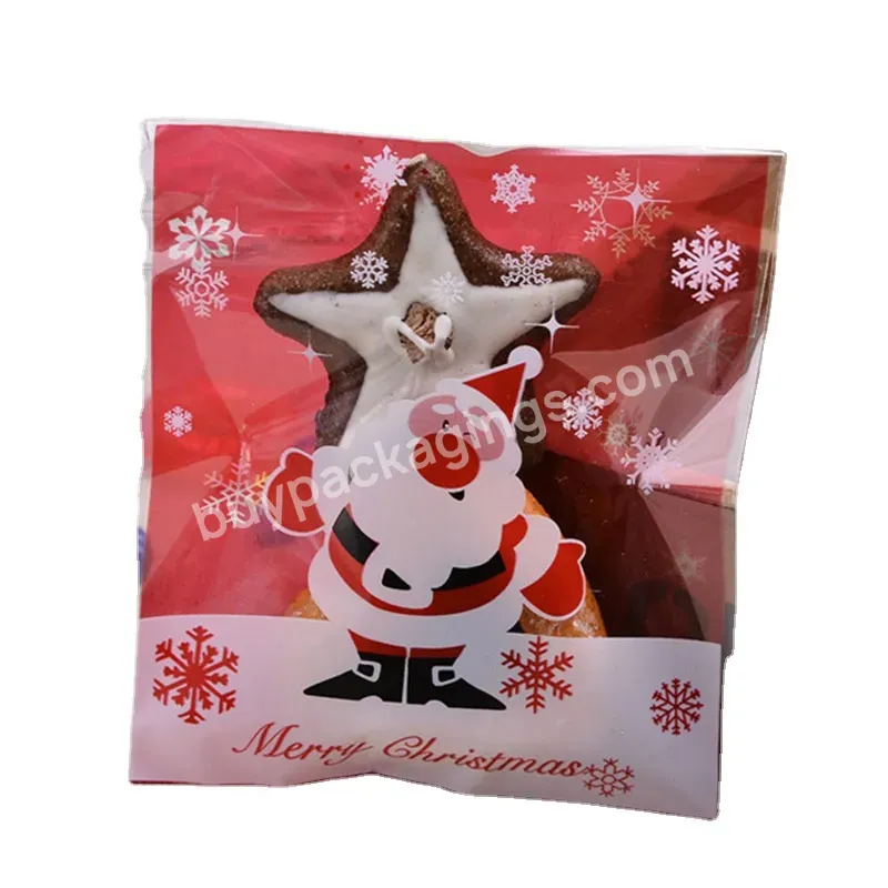 100pcs/bag Christmas Cute Bear Christmas Colorful Self-adhesive Candy Bag Cookie Bag Sample Baking Gift - Buy Christmas Self-sealing Gift Bag,Cookie Bag,Christmas Cute Bear Bags.