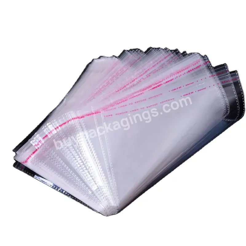 100pcs*bag Customized Opp Transparent Self-adhesive Clothing Underwear Packaging Bag Self-adhesive Opp Zip Lock Bag - Buy Clothing Underwear Packaging Bag,Transparent Self-adhesive Bag,Panties Bag.