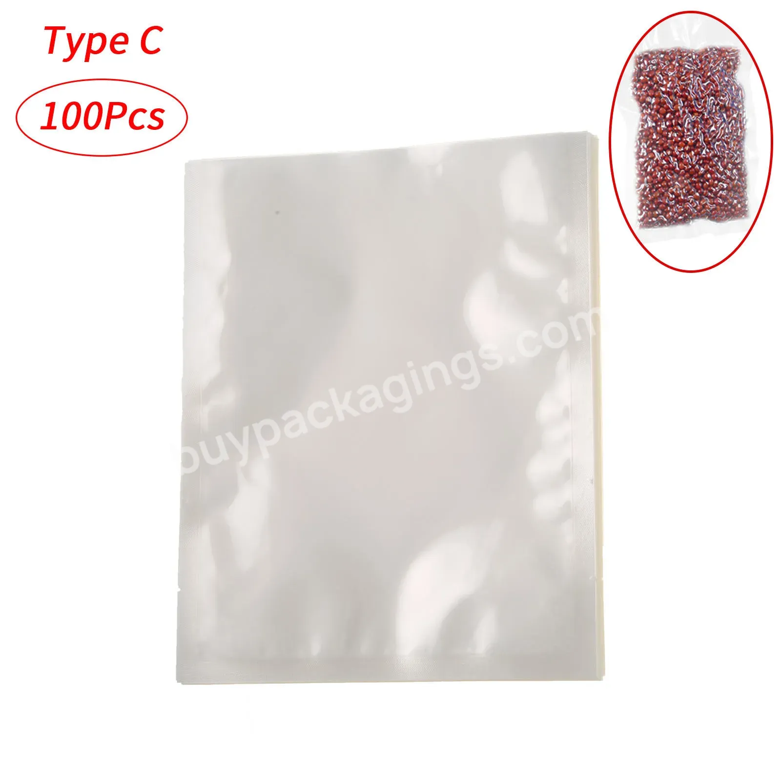100pcs/bag Super Strong And Durable Anti-breakage Three-side Sealing Plastic Bag Food Packaging Sealed Bag - Buy Three-side Sealing Plastic Bag,Packaging Sealed Bag,Clean Plastic Packaging Bags.