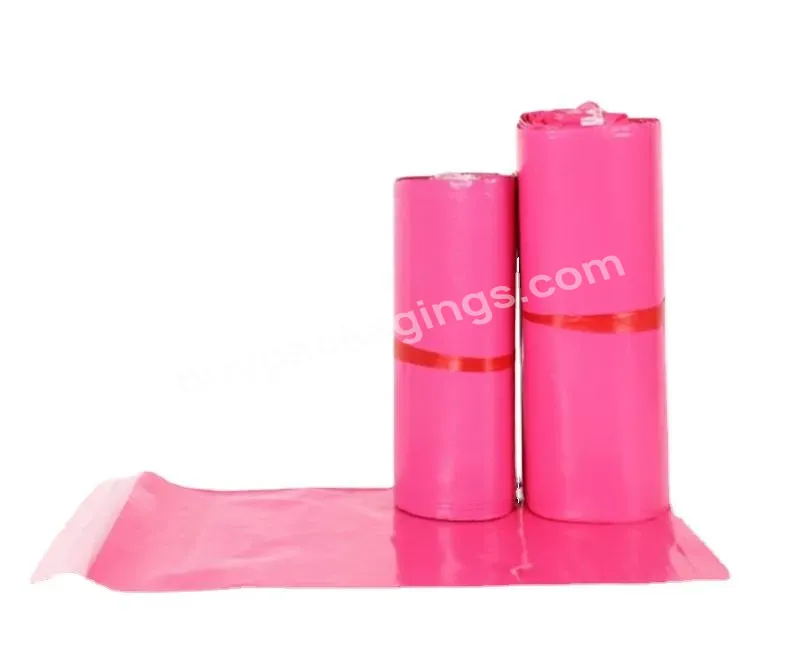 100pcs/bags Pink Waterproof Clothing Packaging Self-sealing Bag Biodegradable Carrier Postal Bag - Buy Clothing Bags Pink,Jeans Packaging Bags,Shopping Carry Bags.