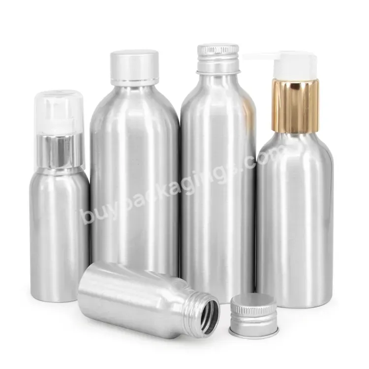 10ml~1000ml Empty Aluminum Bottle With Plastic Spray