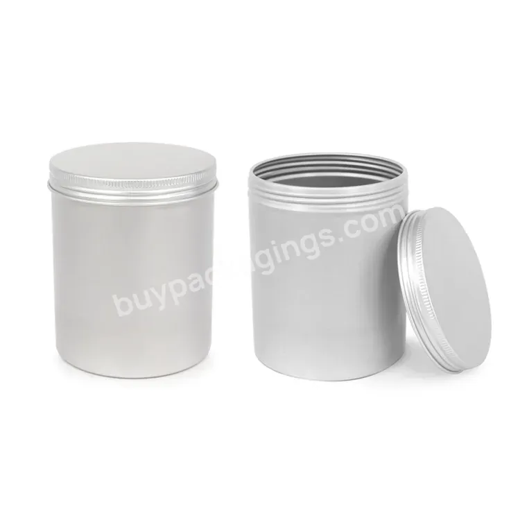 500g Colorful Printing Aluminum Tin Round Storage Aluminum Metal Food Tin Jar Canister - Buy Metal Food Tin Canister,Aluminum Food Canister,Round Tin Canister.
