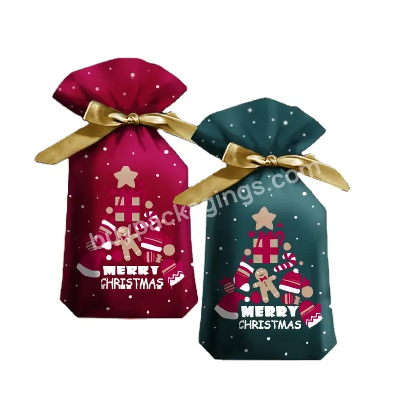 50pcs New Year 2022 Christmas Candy Packaging Santa Gift Bag Xmas Plastic Bag Christmas Decorations For Home Navidad 2021 Gift - Buy Sinamay Christmas Decor,Plastic Molded Christmas Bags,Gift Packaging Bag.