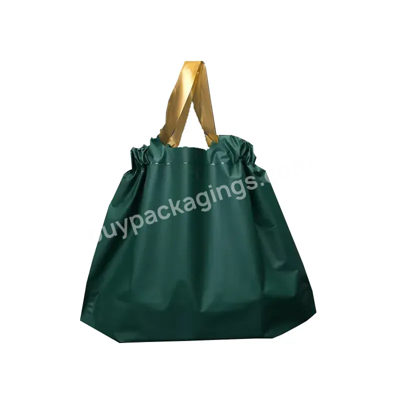 50pcs/pack Eva Drawstring Bag For Clothes Store Shopping Bag Women Plain Cloth Plastic Packaging Bags - Buy Plastic Handbag,Clothing Shopping Bag,Souvenir Bag.