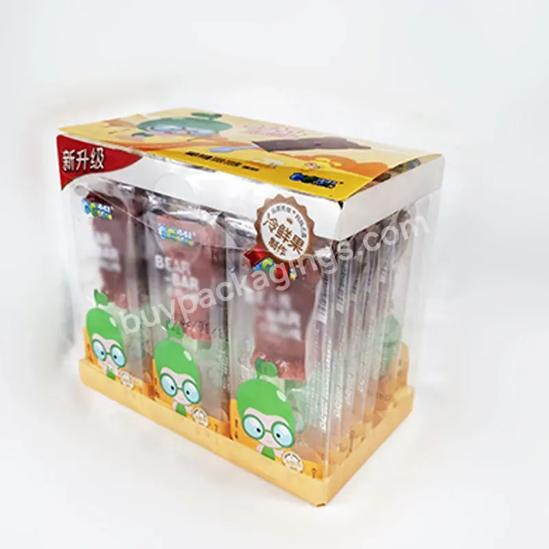 7.5x5x2.5 Inch Rectangle Favor Candy Boxes Clear Plastic Pvc Boxes Recycled Folding Packaging Gift Boxes