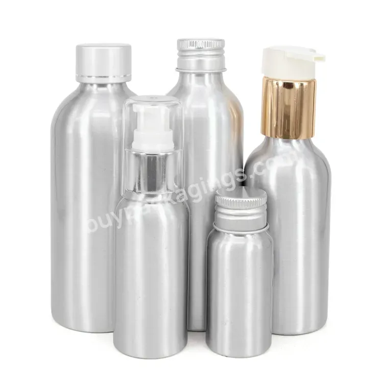 Aluminum Spray Perfume Bottles Cosmetic Aluminum Bottle With Lotion And Spray Pump - Buy Cosmetic Aluminum Bottle,Aluminum Bottle With Spray Pump,Aluminum Bottle With Lotion And Spray Pump.