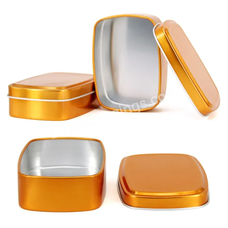 Aluminum Square Tea Tin Box Aluminum Can Containers Metal Tins - Buy Square Tin,Square Tea Tin,Square Tea Tin Box.