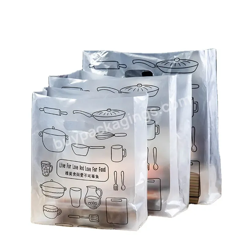 Bags Bread Cake Packaging Shopping Pouch With Handle Bakery Bag Clear Plastic Pe Side Gusset Bag Gravure Printing Bopp Accept - Buy Plastic Bags With Handles,Plastic Bags Packaging,Clear Plastic Bag.