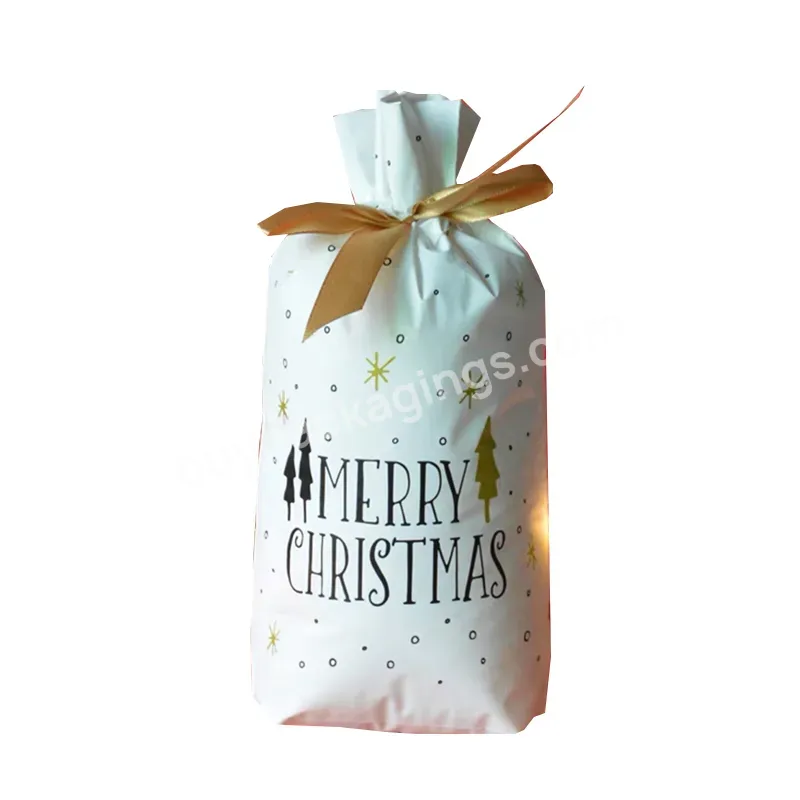 Christmas Cookies Candy Drawstring Gift Bag - Buy Drawstring Bag,Drawstring Bag,Food Bag.
