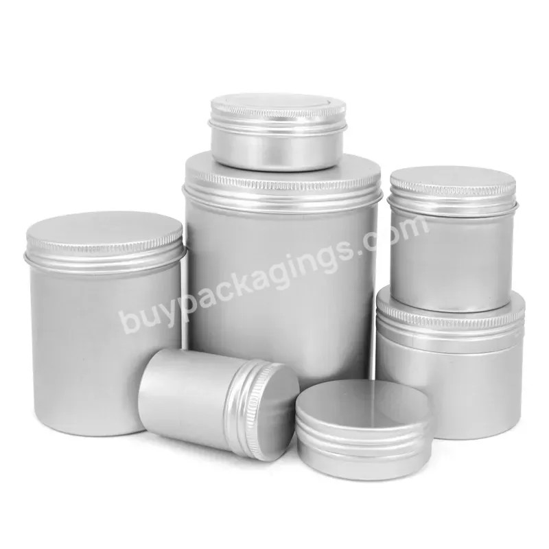Custom Aluminum Tin Pots Container Aluminum Jar Empty Cream Box Tin Can - Buy Aluminum Tin,Aluminum Tin Pots,Custom Aluminum Tin.