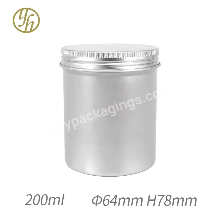 Custom Cosmetic Container Aluminium Jar Candle Tin Can Empty Round Cosmetic Cream Aluminum Jar - Buy Candle Can,Candle Tin Can,Candle Tin With Spout.