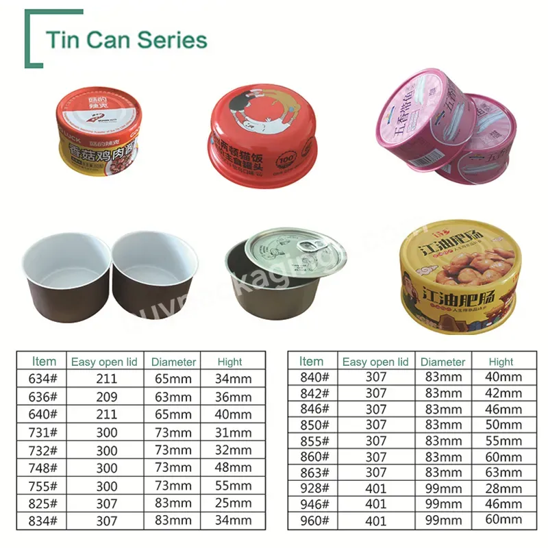 Drd Pressitin Empty 85g 90g 170g 2-piece Canister Tin Cans Manufacturer With Easy Open Ends For Oil Tuna Pet Food Fish - Buy 125ml 125g Custom Print Logo Empty Tin Cans Wholesale 1/4 Club Aluminum Cans With #311 Eoe For Sardines Fish Pilchard,Customi