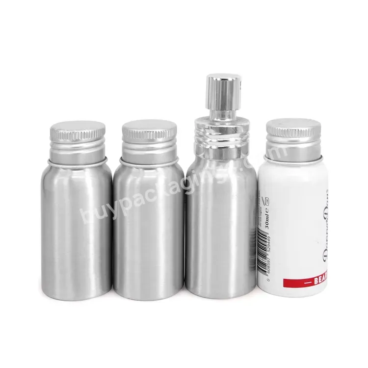 Empty Aluminum Pharmaceutical Pill Bottle 30g