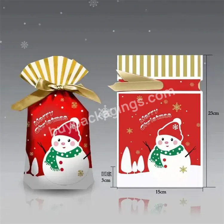 Eva Pouches Santa Claus Candy Snack Party Favor Gift Bags Christmas Cookie Bag Oem Drawstring Gift Packing Pouch - Buy Christmas Candy Bags,Snack Ziplock Bag,Creative Snack Personality Drawstring Bag.