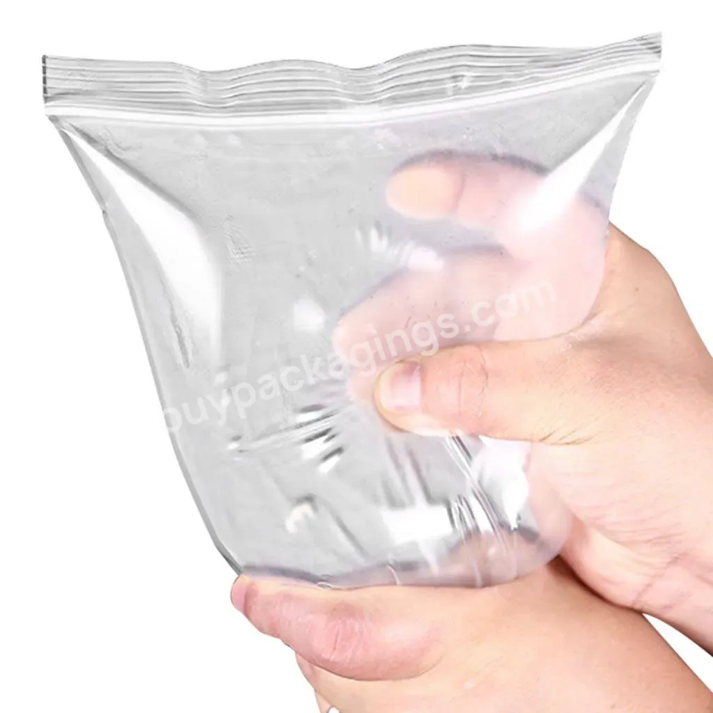 Grip Self Seal Resealable Ziplock Packing Bags Custom Size Zip Lock Bag Clear Transparent Sealed Plastic Bag - Buy Plastic Saree Bags,Clear Duffle Bag,Rice Bag Size.