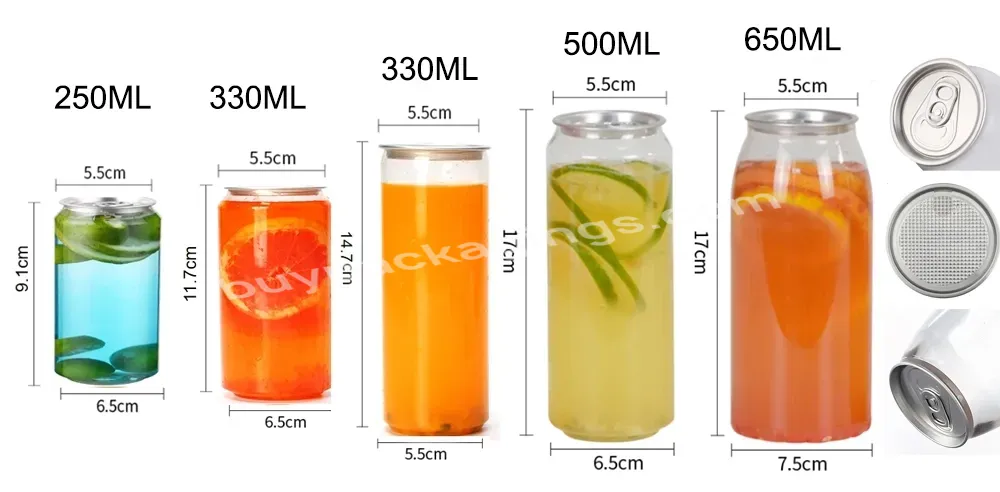 Hot Sale Factory Price Transparent Pet Plastic Drink Soda Coffee Beverage Can With Easy Open Lids - Buy Custom Pet Transparent Soft Drink Can Empty Plastic Clear Soda Beverage Bottle,Manufacturers Wholesale Plastic Jars For Tea Shops,Factory Price 33