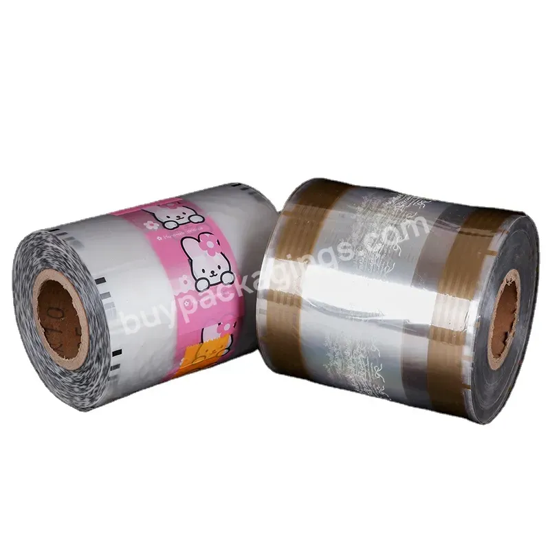 Laminating Plastic Roll Film For Food Automatic Packaging Machine - Buy Rolled Film For Packaging Machines.