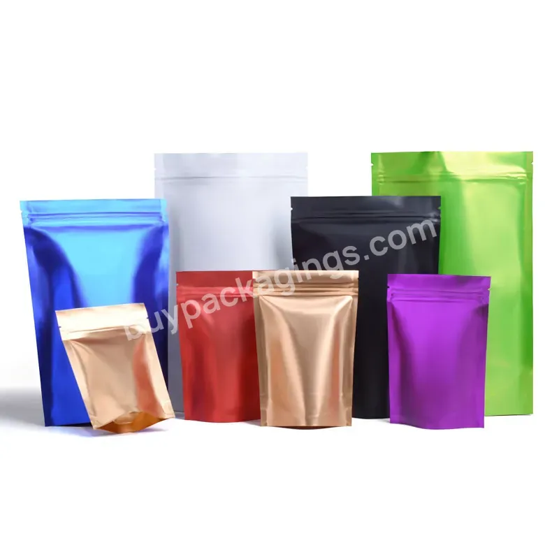 Matte Aluminum-plated Bone Bag Ziplock Frosted Bag Medicine Powder Packaging Color Aluminum Foil Food Package Stand Up Pouch 8c - Buy Stand Up Pouch Bag,Stand Up Pouch,Plastic Pouch.