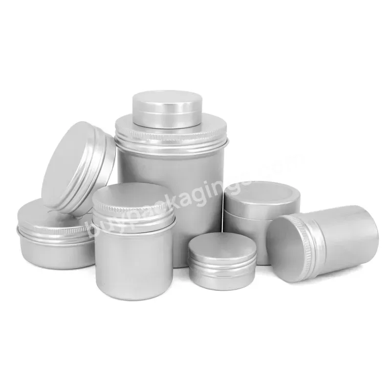 Metal Tin Box Manufacturer Container Aluminum Jar Empty Cream Box Tin Can - Buy Metal Tin Box,Metal Tin,Tin Box Manufacturer.
