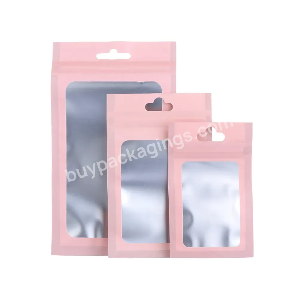 Plastic Backpacks With Retractable Zipper Small Food Bag Waterproof Commonly Used Packaging Bags - Buy Necklace Plastic Bag Mobile Phone Bags Data Cable Packaging Bag,Accessories Packaging Bag Mobile Phone Accessories Packaging,Size Business Bag Jewe