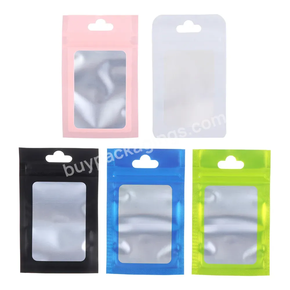 Plastic Backpacks With Retractable Zipper Small Food Bag Waterproof Commonly Used Packaging Bags - Buy Necklace Plastic Bag Mobile Phone Bags Data Cable Packaging Bag,Accessories Packaging Bag Mobile Phone Accessories Packaging,Size Business Bag Jewe
