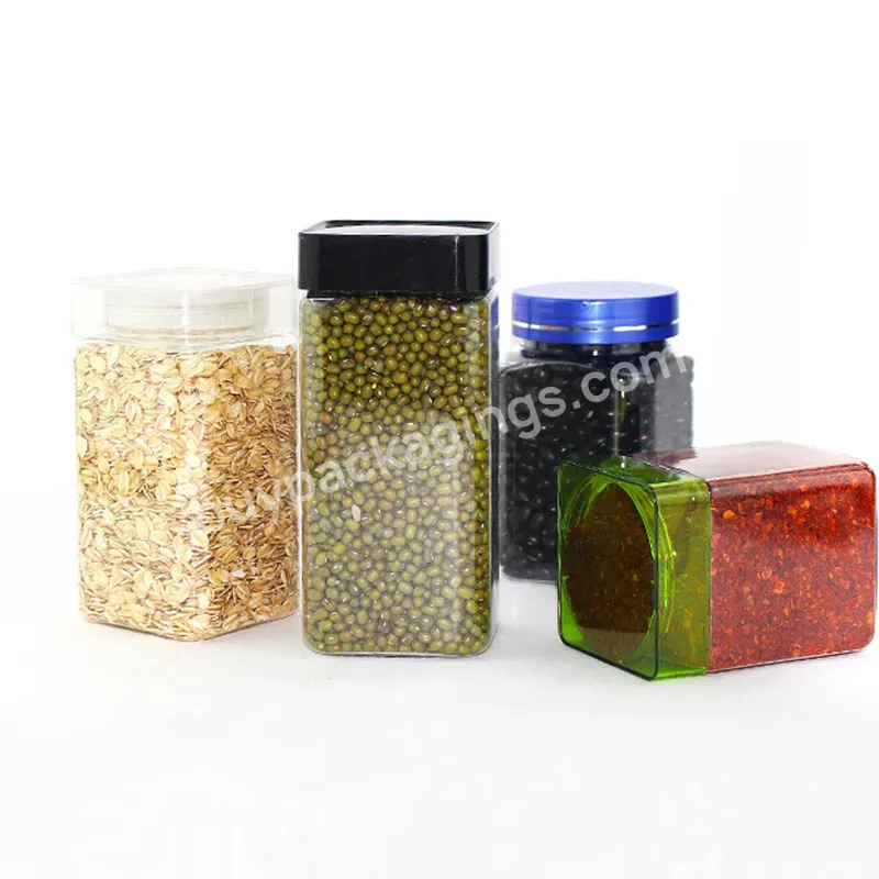 Plastic Jars Manufacturer Wholesale Food Grade 50g 250ml 350ml 500ml White 8oz Plastic Jars With Lids Crystal Cover - Buy Clear Pet Plastic Food Grade 100g 150g 200g 250g 300g 400g 500g 200ml 250ml 500ml 800ml 1l Plastic Jars With Screw Top Cover,Who