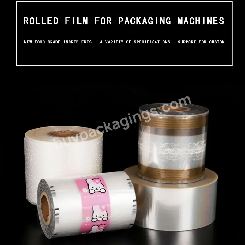 Roll Film For Food Automatic Packaging Machine Transparent Laminating Plastic Stretch Film Food Packing Pet Gravure Printing Gv - Buy Transparent Pe 500mm Pallet Wrapping Film 18 Inch Uv Polythene Film Clear 5" 18" Extended Core Stretch Wrap Films Fo