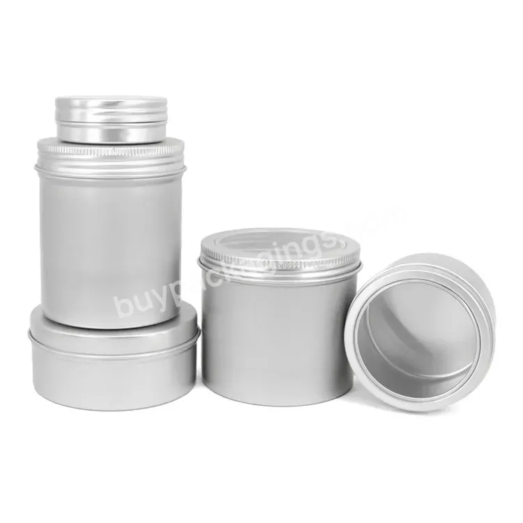 Round Screw Lid Tin Lipstick Cosmetic Packaging Tin Can Aluminum Jar Empty Box Tin Can Aluminum Can Screw Top - Buy Round Screw Lid Tin,Screw Lid Tin,Round Tin.