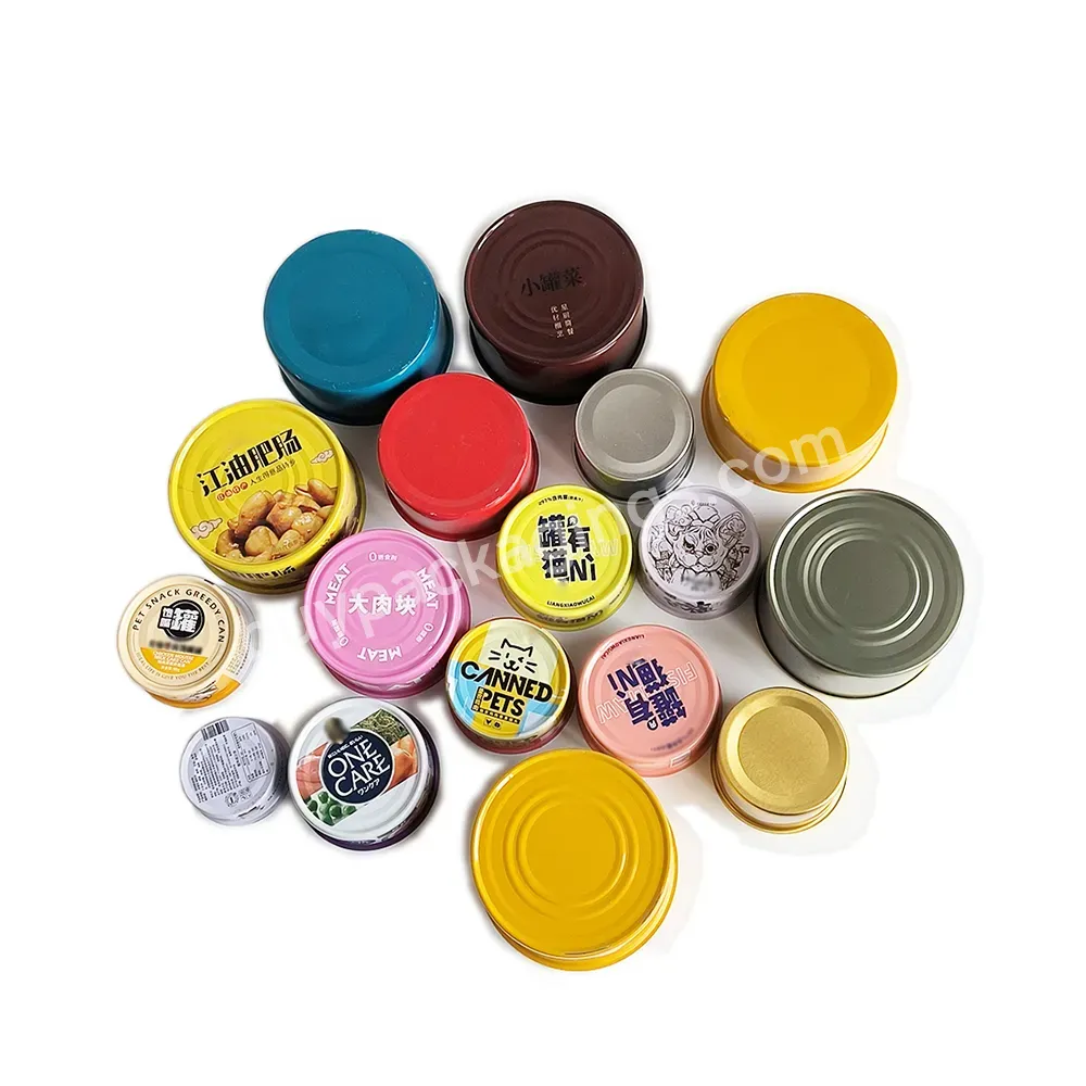Round Wholesale Printing 2 Pieces Metal Tuna Tinplate Food Grade Cans Fish Tin Can - Buy Cans Fish Tin Can,2 Pieces Metal Tuna,Tin Can.