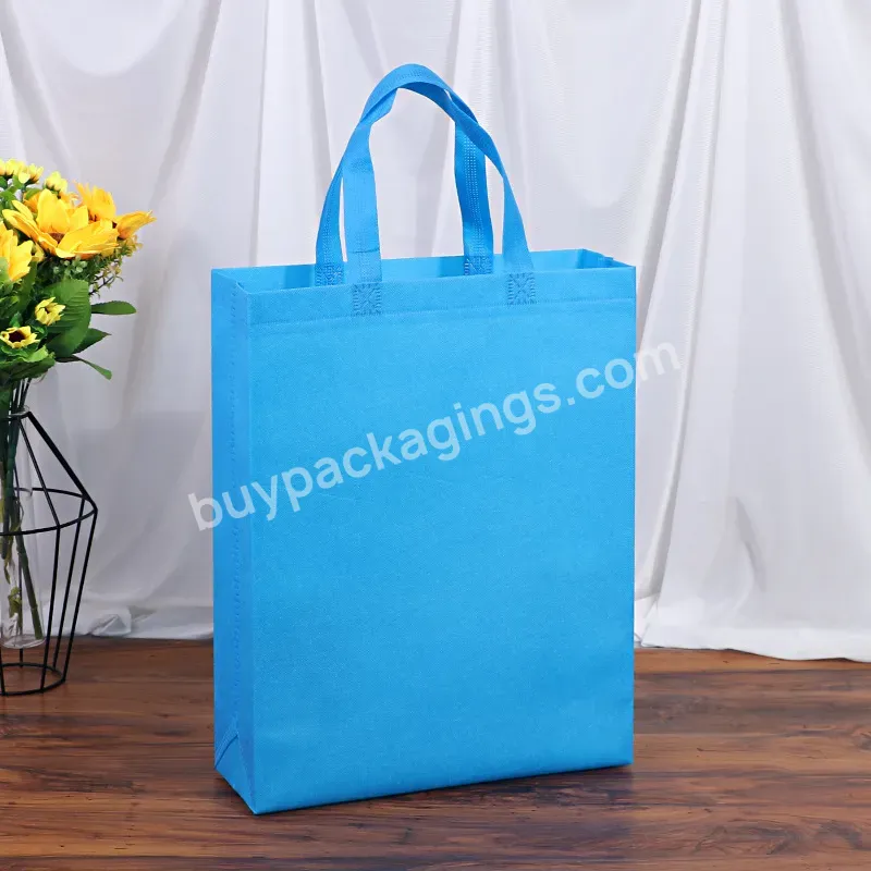 Stereoscopic Shopping Bag Advertising Non-woven Fabric Bag Wholesale Hot Pressed Non-woven Tote Bag - Buy Tote Bag,Non-woven Tote Bag,Advertising Shopping Handbag.