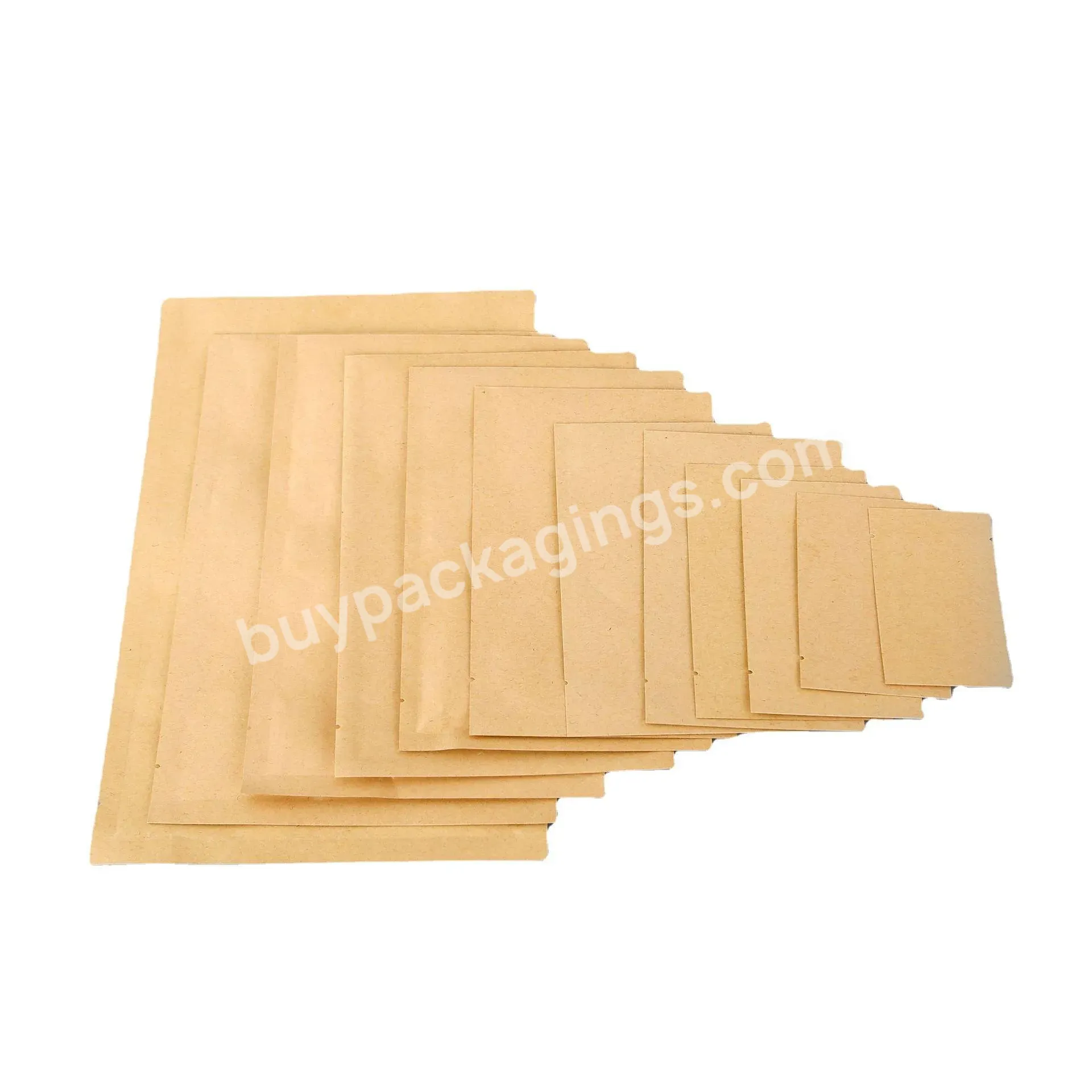 Thick Kraft Paper Packaging Bag Three-side Sealing Fresh-keeping Aluminum-plated Paper Bag Plastic Ziplock Bag - Buy Thick Kraft Paper Packaging Bag,Three-side Sealing Fresh-keeping Bags,Aluminum-plated Paper Bag.
