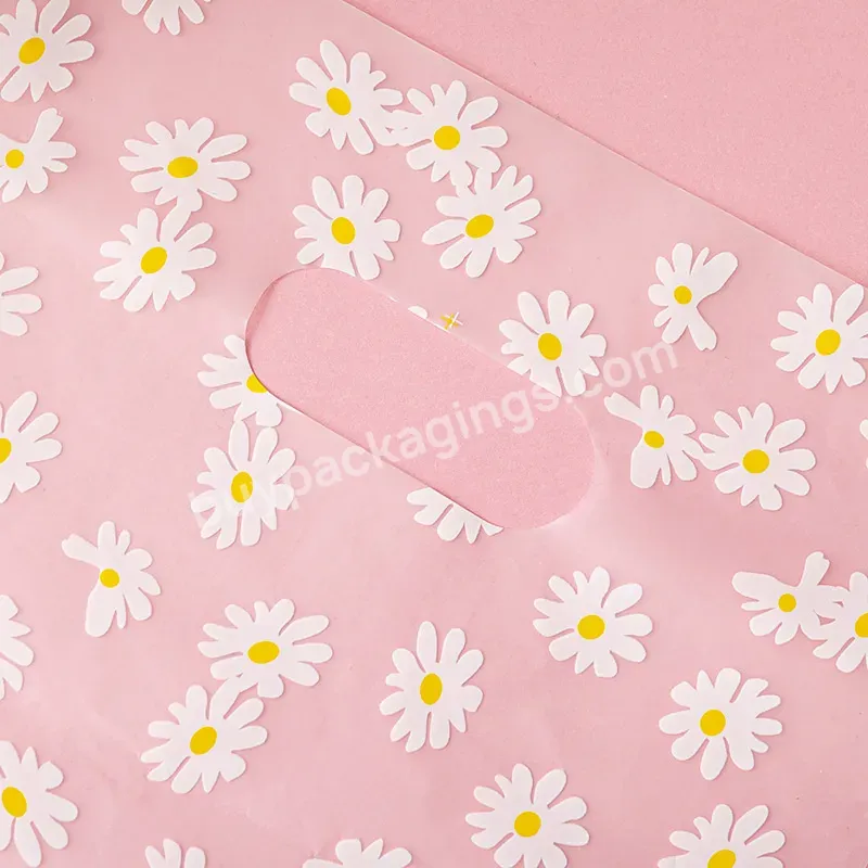 Transparent Plastic Portable Clothing Bag New Small Daisy Jewelry Earrings Socks Gift Packaging Bag - Buy Daisy Jewelry Plastic Bags,Socks Gift Packaging Bag,Plastic Portable Bag.