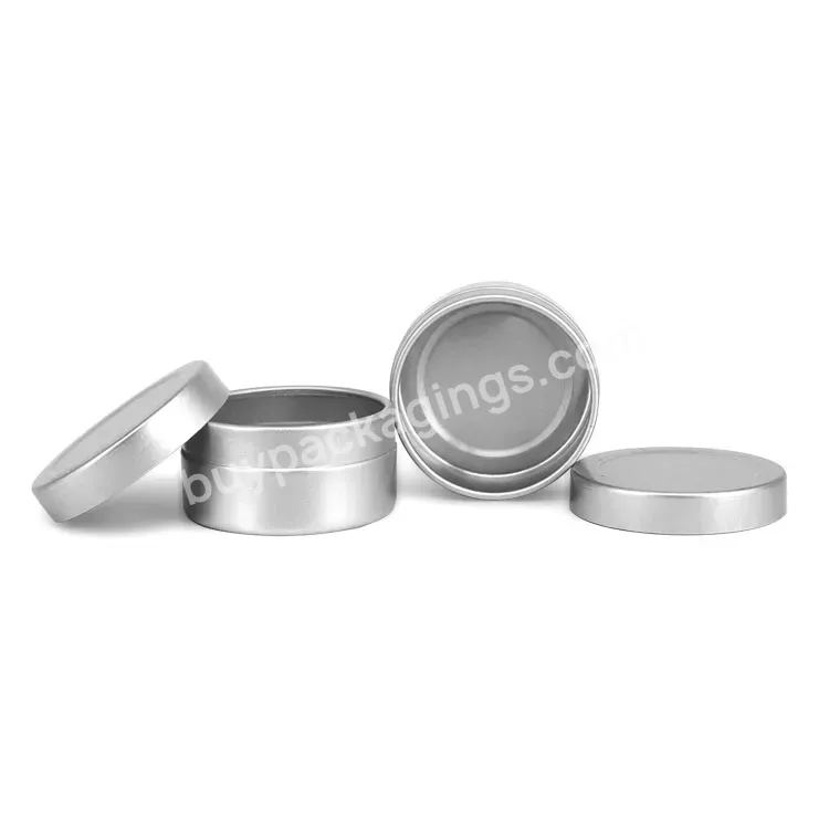 Wholesale Small Aluminum Jar Empty Cream Box Tin Can Metal Tins With Lids - Buy Metal Tins With Lids,Small Tins With Lids,Wholesale Metal Tins.