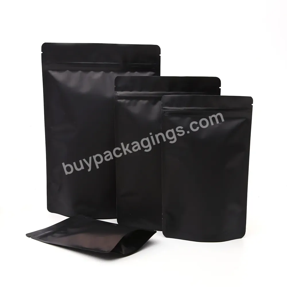 Zipper Plastic Bags Closure Matte White Tea And Coffee Bag In Various Sizes With Window Seeable Plastic Bags - Buy White And Black Stand Up Bag Plastic Bag Wholesale,Plastic Bag With Pockets Ziplock Bag Thick,Packaging Plastic Bag Costom Plastic Bah.