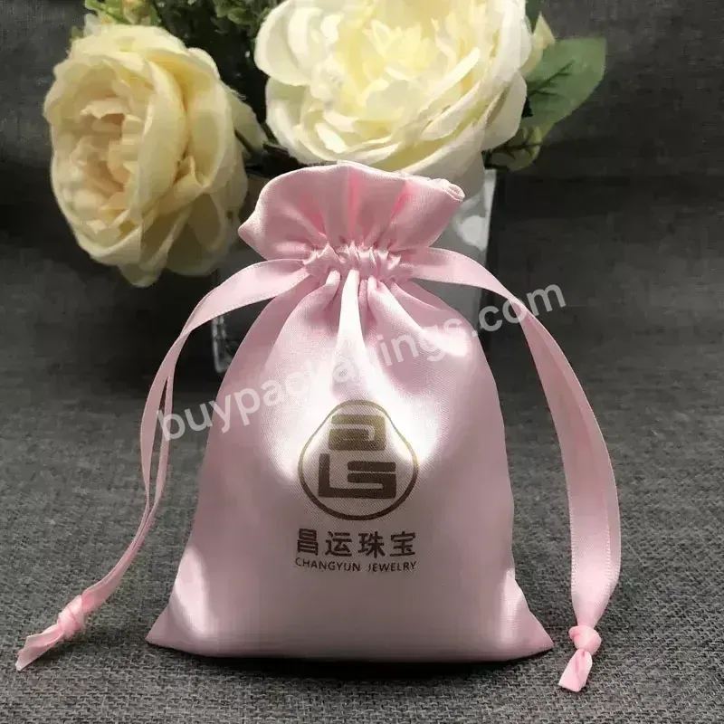 Clear Draw String Bag Gift For Jewelry Brooches Pendants Pocket Watches Necklaces Bracelets Cards Change Rings Earring - Buy Satin Bag,Custom Logo Printed Satin Underwear Lingerie Dust Gift Packaging Pouch Drawstring Soft Satin Hair Bag,Custom Logo S
