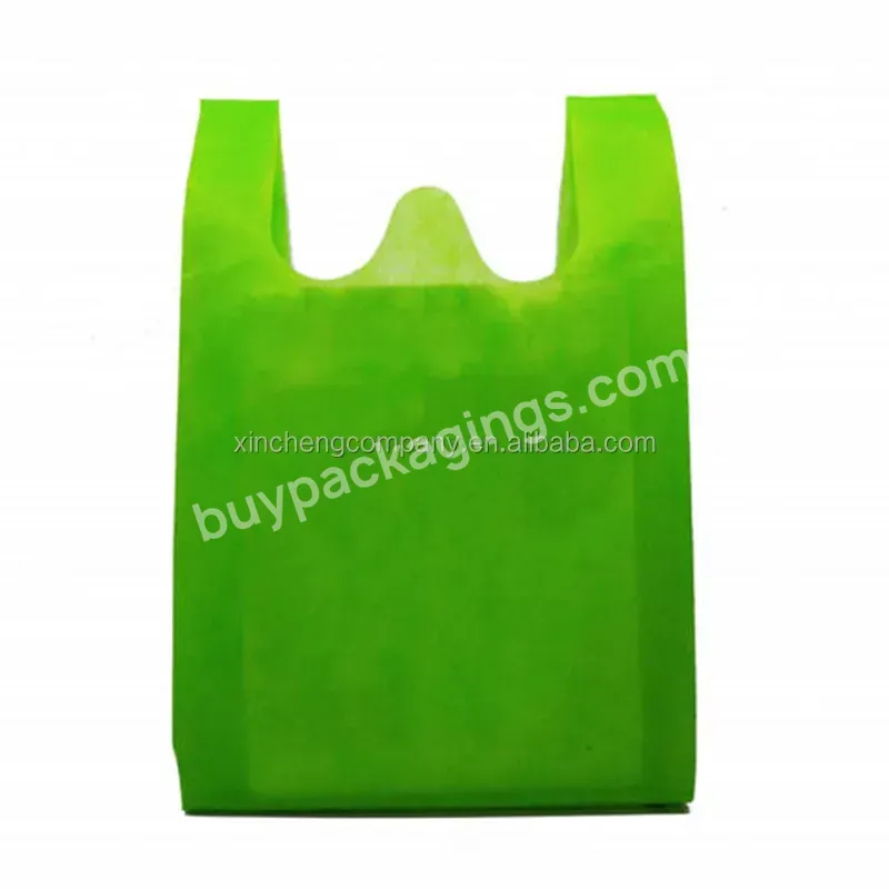 Free Sample Foldable Biodegradable T-shirt Non-woven Bag Vest Shopping Bag - Buy Non-woven Bag Vest Shopping Bag,Non-woven Bag,Fabric Bags.