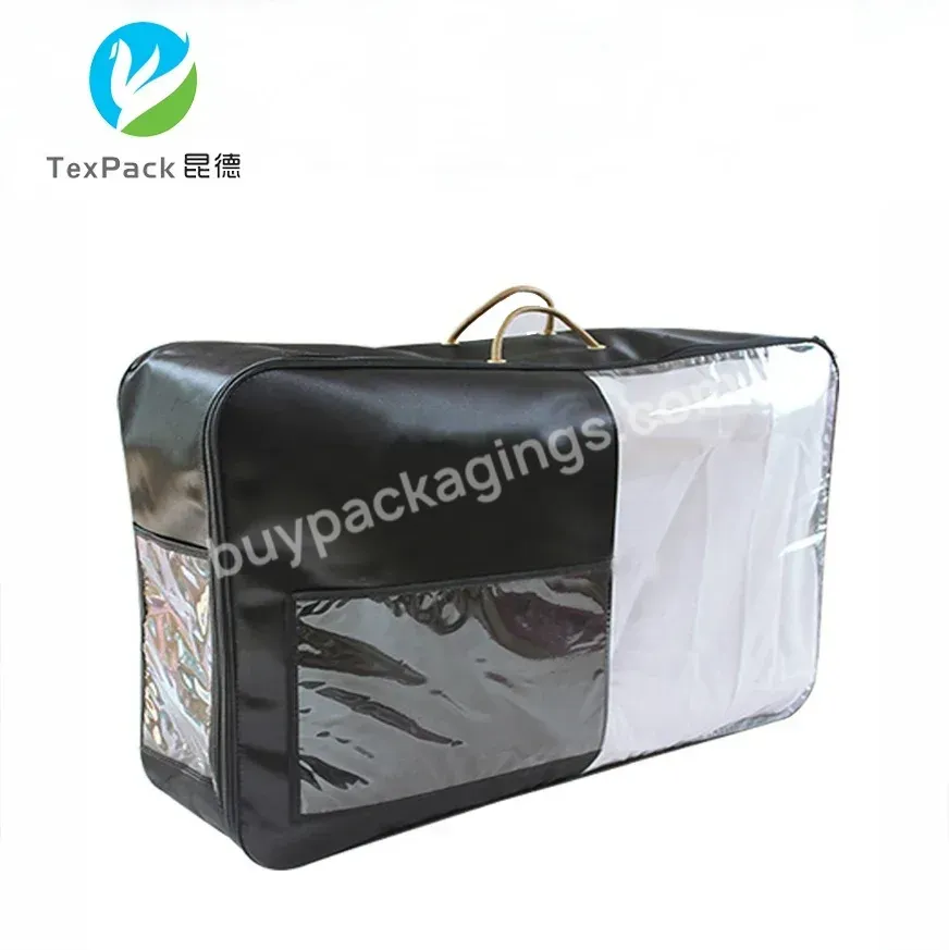 High Quality Cleat Pvc Non Woven Duvet Comforter Storage Packaging Bag With Zipper - Buy Duvet Pvc Bag,Comforter Packaging Bag,Zipper Packaging Bag.