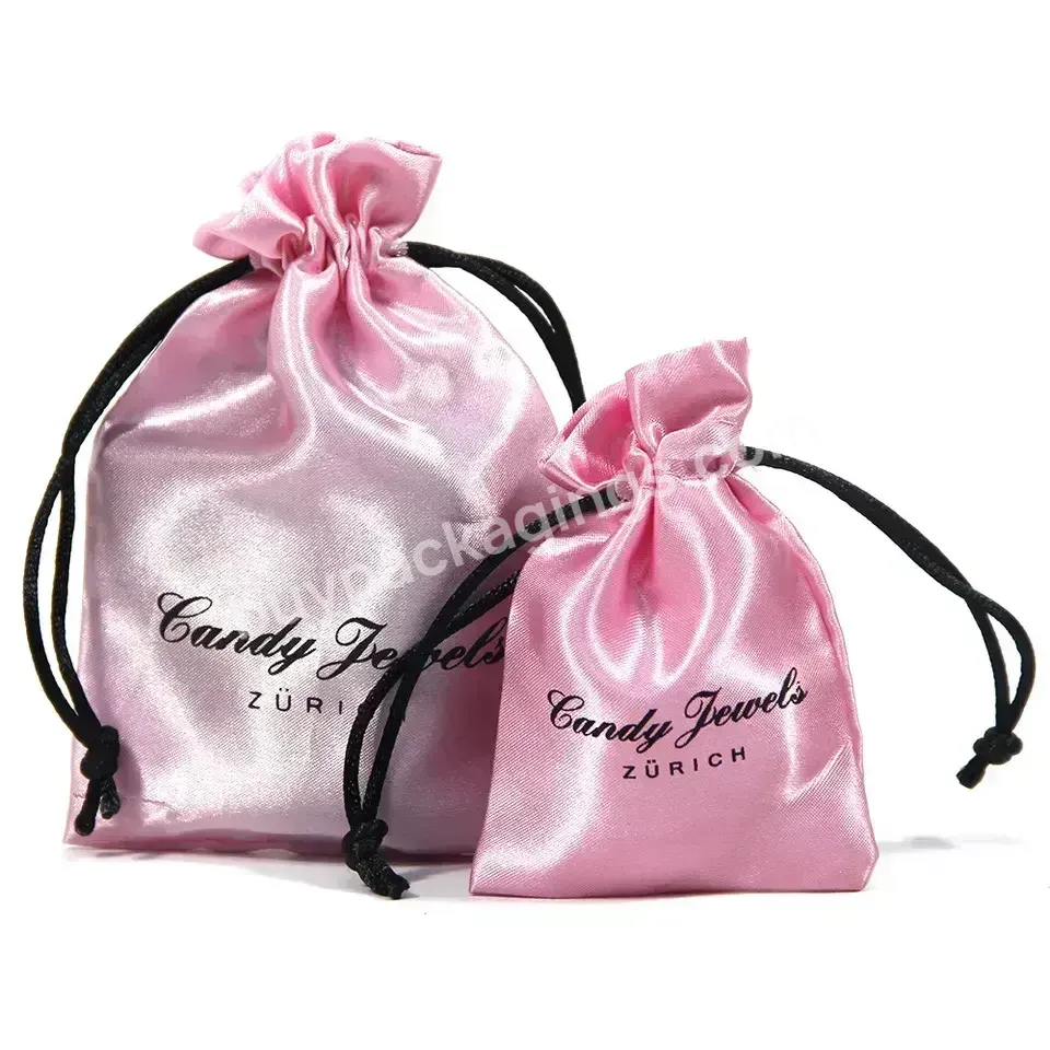 Ready To Ship Wholesale Price Satin Package Jewelry Pouch Dust Suit Makeup Bag Jewelry Large 10x15 - Buy Custom Large Drawstring Black Lingerie Satin Bag With Custom Logo,Hot Sale Custom Small Hair Packaging Pouch Jewelry Drawstring Silk Satin Bags W