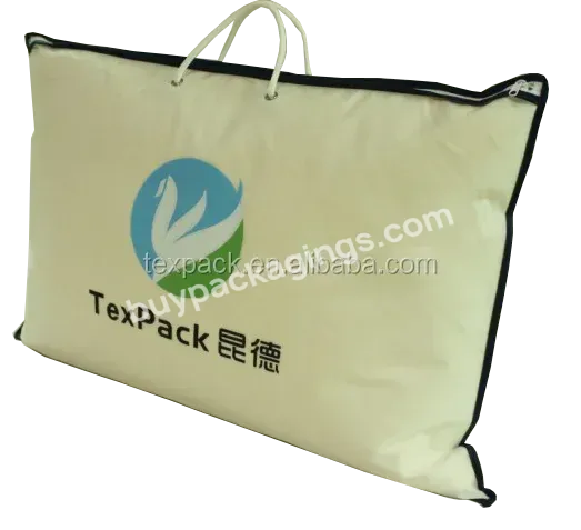 Texpack Custom Non Woven Storage Quilt Packaging Bag With Handles - Buy Quilt Packaging Bag,Wholesale Pillow Packaging Bag,Non Woven Duvet Bag.