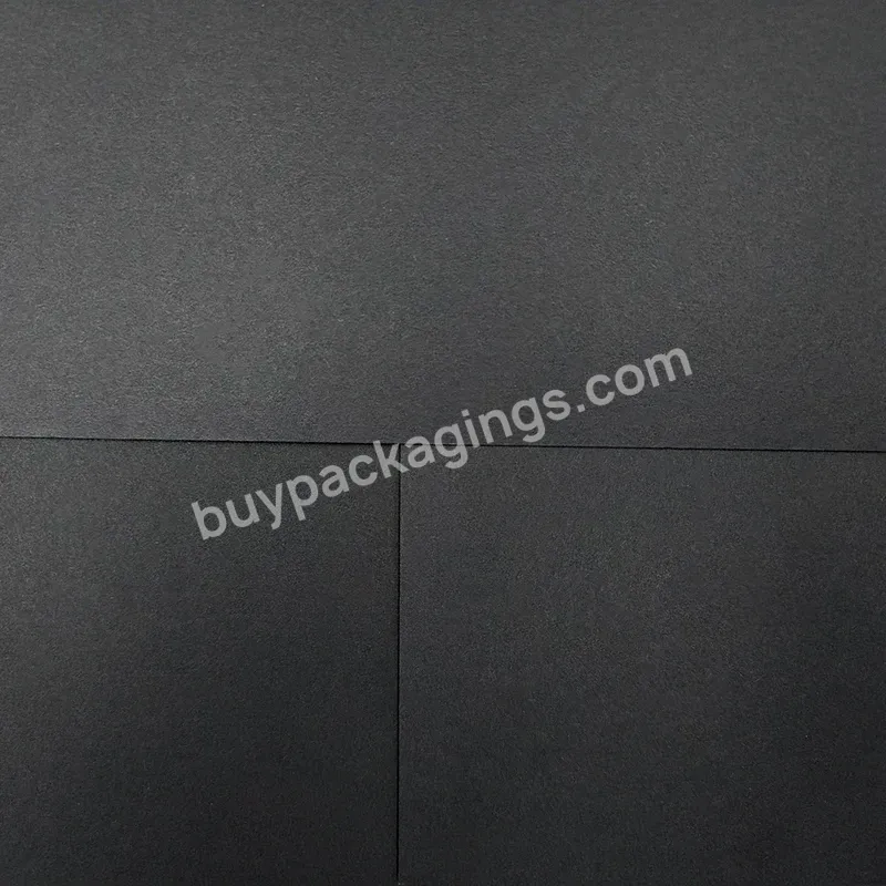 1mm Custom Hard Rigid Cardboard Paper Black Gift Box Packaging Paper